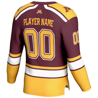 Minnesota Golden Gophers NIL Pick-A-Player Hockey Jersey - Maroon