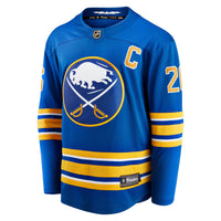 Buffalo Sabres Rasmus Dahlin Royal Home Captain Patch Breakaway Jersey