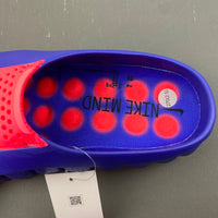 Slides, Royal Blue Red Colorway, Slip On Design, Casual Gift for Shoe Lovers