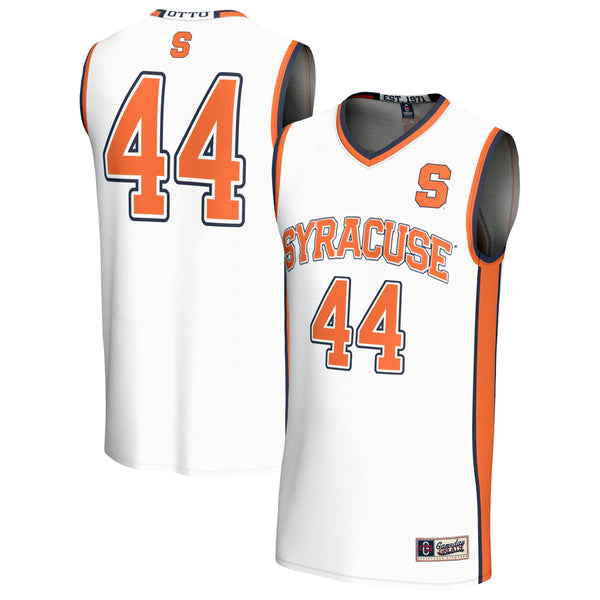 #44 Syracuse Orange Lightweight Collegiate Basketball Fashion Jersey - White