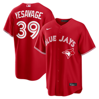 Toronto Blue Jays Trey Yesavage Red Canada Day Replica Jersey