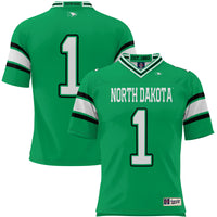 #1 North Dakota Endzone Football Jersey - Kelly Green