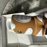 Sneakers, White Tan Colorway, Lace Up Design, Casual Gift for Sneaker Fans