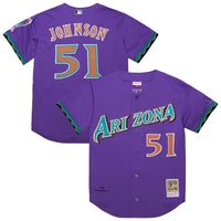 Arizona Diamondbacks Randy Johnson Purple 2000 Throwback Authentic Jersey
