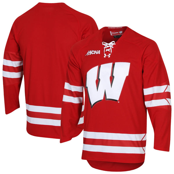 Wisconsin Badgers Replica Hockey Jersey - Red