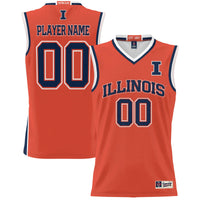 Illinois Fighting Illini Lightweight NIL Pick-A-Player Basketball Jersey - Orange