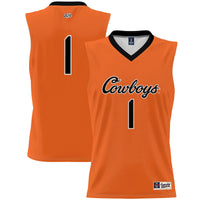 #1 Oklahoma State Cowboys Lightweight Basketball Jersey - Orange