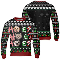 Personalized Dog Face Christmas Sweater, Custom Pet Photo Ugly Christmas Sweater, Custom Pet Holiday Sweater
