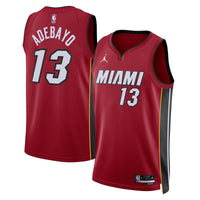 Miami Heat Statement Edition Swingman Jersey - Red - Bam Adebayo