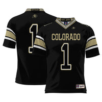 #1 Colorado Buffaloes Endzone Football Jersey - Black