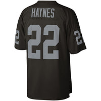 Las Vegas Raiders Mike Haynes Black Legacy Replica Jersey