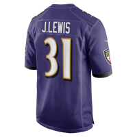 Baltimore Ravens Jamal Lewis Purple Game Retired Player Jersey
