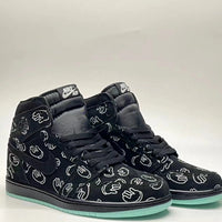 Sneakers, Black Colorway, Lace Up Design, Casual Gift for Sneaker Fans