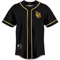 Cal State Long Beach The Beach Lightweight Baseball Jersey - Gold