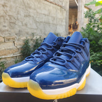 High Top Sneakers, Blue White Yellow Purple Colorway, Lace Up Design, Casual Gift for Sneaker Fans