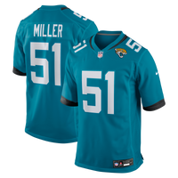 Jacksonville Jaguars Ventrell Miller Teal Game Jersey