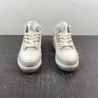 Low Top Sneakers, White Colorway, Leather Footwear, Lace Up Design, Casual Gift for Sneaker Fans