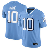 Drake Maye North Carolina Tar Heels Alumni Home Game Jersey - Carolina Blue