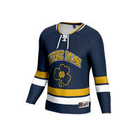 Notre Dame Fighting Irish NIL Pick-A-Player Lightweight Hockey Jersey - Navy