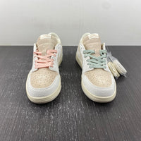 Low Top Sneakers, Beige Colorway, Lace Up Design, Casual Gift for Sneaker Fans