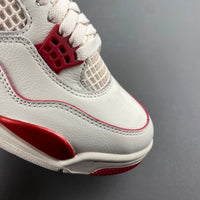 Low Top Sneakers, Off White Red Colorway, Valentine Design, Lace Up Design, Casual Gift for Sneaker Fans