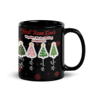 3D Tree Staff Appreciation Coffee Mug, Best Team Ever Christmas Mug, School Coworker Holiday Ceramic Mug, Personalized Teacher Present