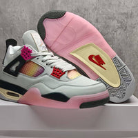 Mid Top Sneakers, Pink Colorway, Lace Up Design, Casual Gift for Sneaker Fans