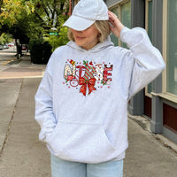 Festive RN Medical Design Sweatshirt, Christmas Nurse Hoodie, Registered Nurse Practitioner Hoodie, Comfy Winter Healthcare Hoodie, RN Present