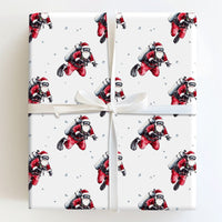 Underwater Christmas Gift Wrap, Scuba Diving Santa Wrapping Paper, Humorous Diver Holiday Wrapping Paper, Ocean Lover Festive Gift Wrap Roll