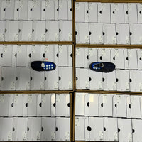 Slides, Blue Black Colorway, Slip On Design, Casual Gift for Shoe Lovers