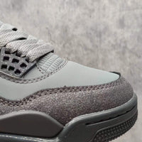 Mid Top Sneakers, Gray Colorway, Lace Up Design, Casual Gift for Sneaker Fans