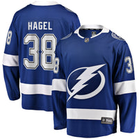 Tampa Bay Lightning Brandon Hagel Blue Home Breakaway Player Jersey