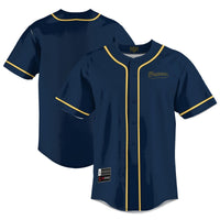 Central Alabama Community College Trojans Lightweight Baseball Jersey - Navy