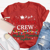 Holiday Group Matching T-Shirt, Christmas Crew Making Memories Together Shirt, Family Christmas Graphic Tee, Festive Xmas Party Shirt