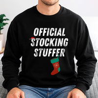 Humorous Christmas Holiday Sweatshirt, Stocking Stuffer Sweatshirt, Adorable Xmas Graphic Sweater, Winter Holiday Crewneck, Comfy Festive Pullover