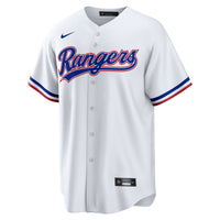 Texas Rangers White #1 Dad Home Replica Jersey