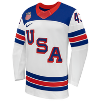 Quinn Hughes White US Hockey 2026 Away Replica Jersey