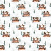 Winter Village Gift Wrap, Christmas Market Wrapping Paper, Comfy Holiday Wrapping Paper, Town Christmas Gift Wrap, Festive Present Paper