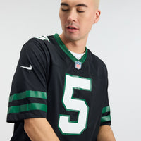 New York Jets Garrett Wilson Legacy Black Alternate Game Jersey
