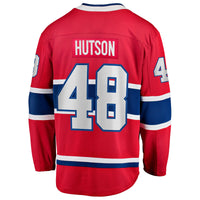 Montreal Canadiens Lane Hutson Red Home Breakaway Jersey