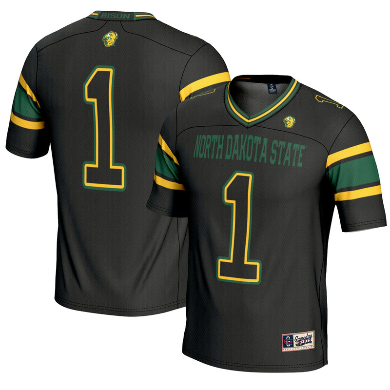 #1 NDSU Bison Endzone Football Jersey - Black