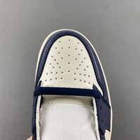Low Top Sneakers, Beige Blue Colorway, Lace Up Design, Casual Gift for Sneaker Fans