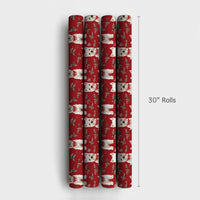 West Highland White Terrier Gift Wrap, Westie Christmas Wrapping Paper, Festive Dog Holiday Wrapping Paper, Adorable Dog Lover Gift Wrap Roll