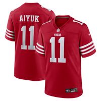 San Francisco 49ers Brandon Aiyuk Scarlet Game Player Jersey