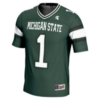 #1 Michigan State Spartans Endzone Football Jersey - Green