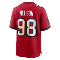 Tampa Bay Buccaneers Anthony Nelson Red Game Jersey