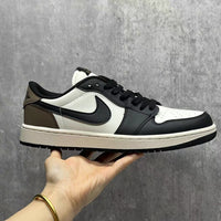 Low Top Sneakers, Black Colorway, Lace Up Design, Casual Gift for Sneaker Fans