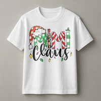 Festive Grandma Claus Shirt, Mimi Claus Christmas T-Shirt, Holiday Graphic Tee, Adorable Christmas Mimi Shirt, Grandma Christmas Present T-Shirt