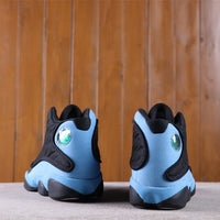 Sneakers, Black Blue Colorway, Lace Up Design, Casual Gift for Sneaker Fans