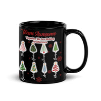 Custom Office Coworker Coffee Mug, Personalized Team Christmas Mug, Holiday Name Tree Ceramic Mug, Employee Appreciation Present for Staff